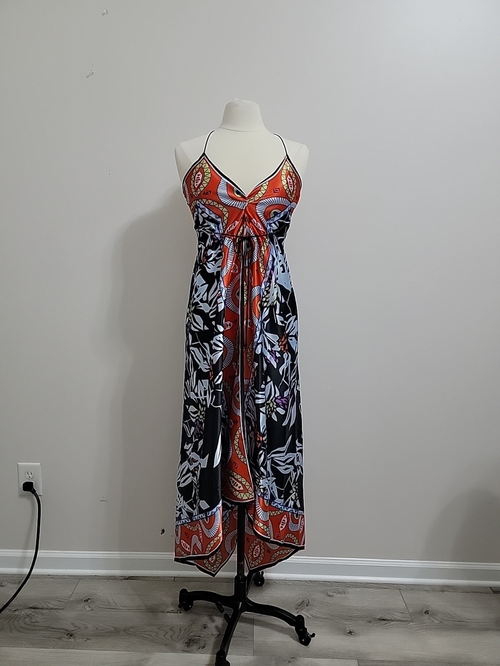 Rubber Ducky Dress Women Size Small  No Tag  Sleeveless Colorful EUC